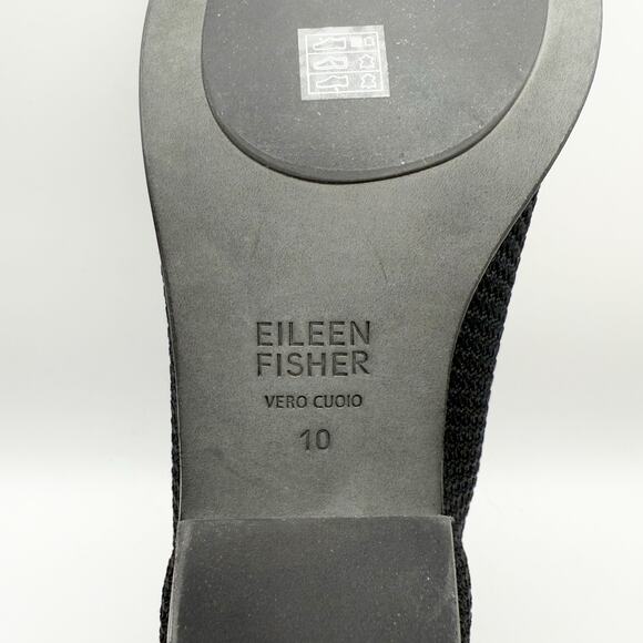 Eileen Fisher Womens Croft Bootie US 10 EU 40.5 Black Stretch Knit Open-Toe NWOB - Picture 12 of 12